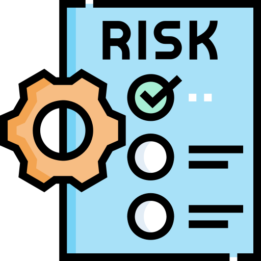 Risk management icon for proactive account support