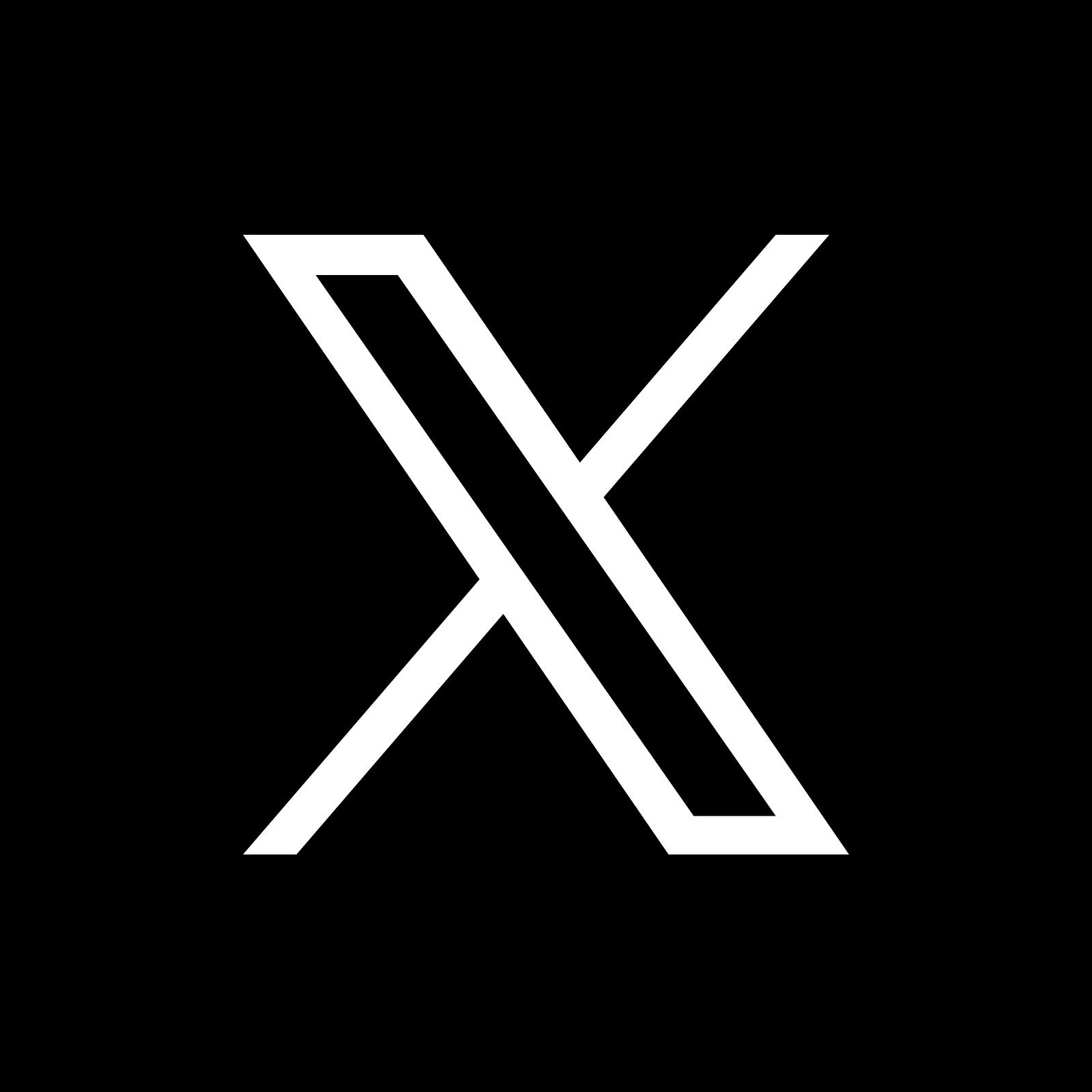 X social media logo for real time brand conversation strategy